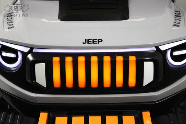 Изображение товара Детский автомобиль RiverToys E007EE (серый/оранжевый)