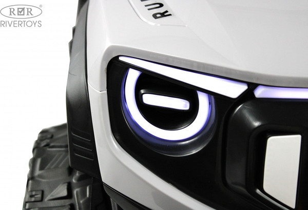 Изображение товара Детский автомобиль RiverToys E007EE (серый/оранжевый)