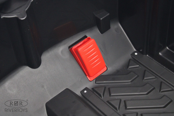 Изображение товара Детский автомобиль RiverToys E007EE (серый/оранжевый)