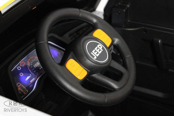 Изображение товара Детский автомобиль RiverToys E007EE (серый/оранжевый)