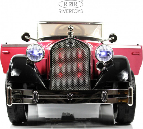 Изображение товара Детский автомобиль RiverToys X005XX (черный/розовый)