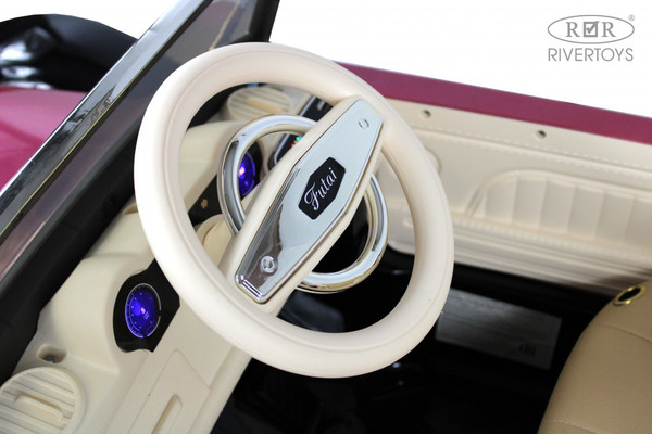 Изображение товара Детский автомобиль RiverToys X005XX (черный/розовый)