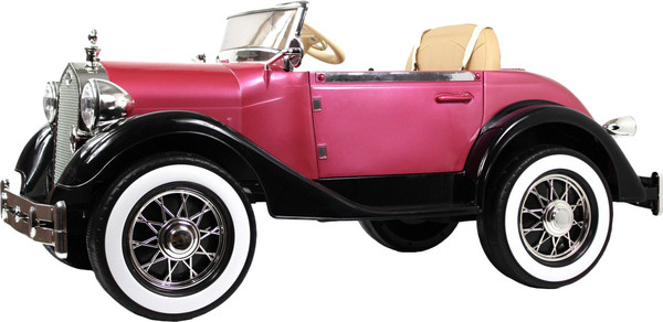 Изображение товара Детский автомобиль RiverToys X005XX (черный/розовый)