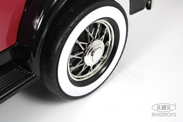 Изображение товара Детский автомобиль RiverToys X005XX (черный/розовый)