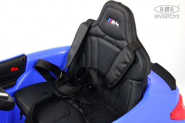 Изображение товара Детский автомобиль RiverToys BMW M4 / A004AA (синий)