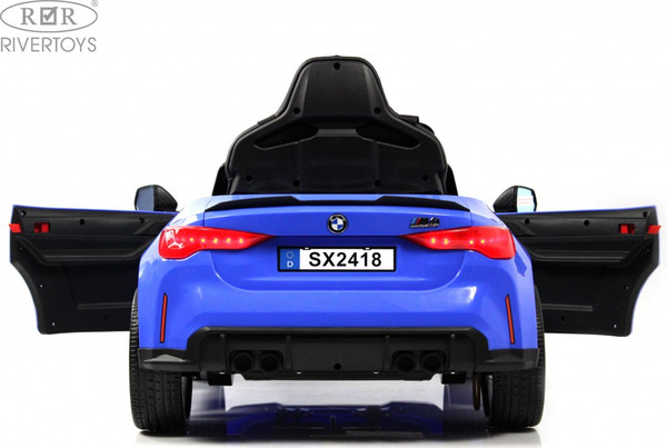 Изображение товара Детский автомобиль RiverToys BMW M4 / A004AA (синий)