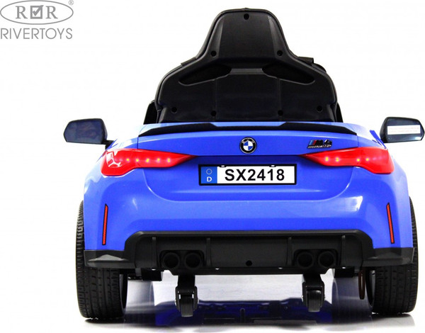 Изображение товара Детский автомобиль RiverToys BMW M4 / A004AA (синий)