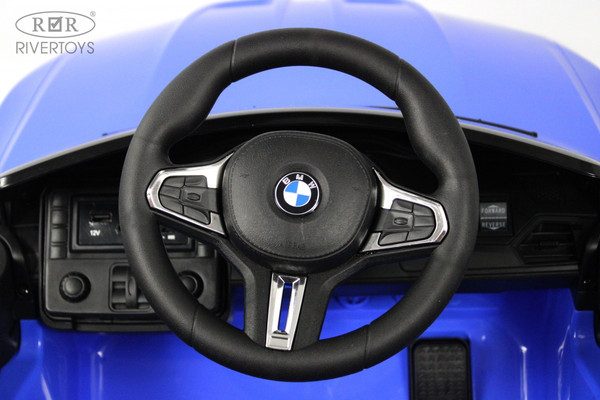Изображение товара Детский автомобиль RiverToys BMW M4 / A004AA (синий)