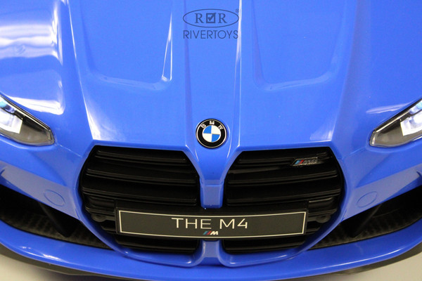 Изображение товара Детский автомобиль RiverToys BMW M4 / A004AA (синий)