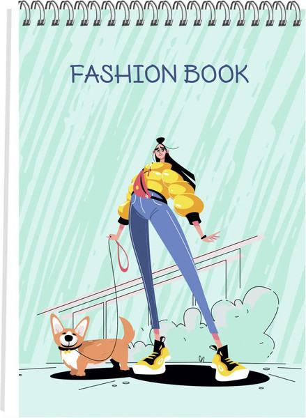 Изображение товара Скетчбук Listoff Sketchbook. Fashion book. No. 1 / ТСТ5204961