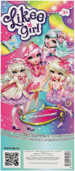 Изображение товара Кукла с аксессуарами Likee Girl LG-D23-UNI-RU