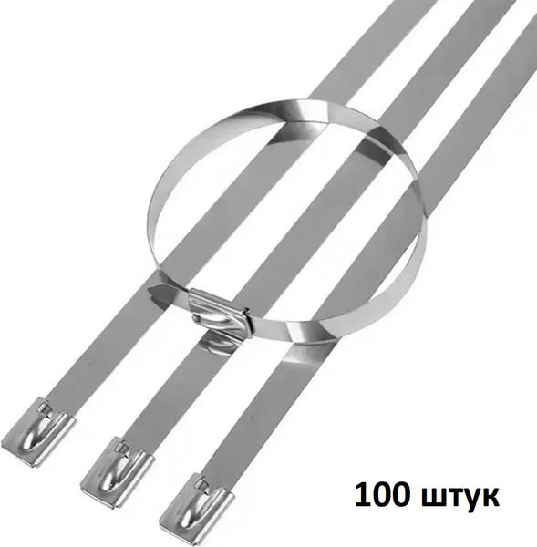 Изображение товара Набор хомутов червячных Sipl DA128A (100шт)