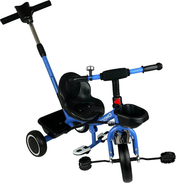Изображение товара Трехколесный велосипед с ручкой CosmoRide SX-00BL (синий)