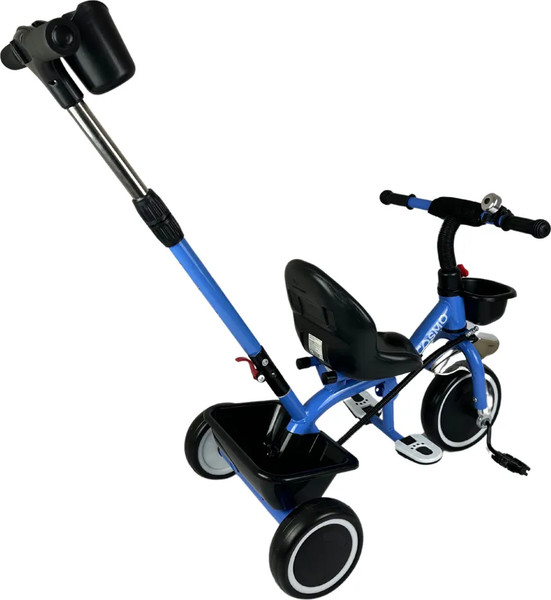Изображение товара Трехколесный велосипед с ручкой CosmoRide SX-00BL (синий)