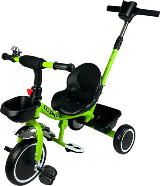 Изображение товара Трехколесный велосипед с ручкой CosmoRide SX-00GN (зеленый)