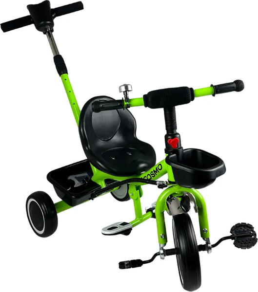 Изображение товара Трехколесный велосипед с ручкой CosmoRide SX-00GN (зеленый)