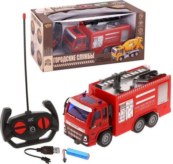 Изображение товара Радиоуправляемая игрушка Наша игрушка Пожарная машина / M1576-10