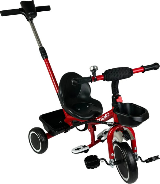 Изображение товара Трехколесный велосипед с ручкой CosmoRide SX-00RD (красный)