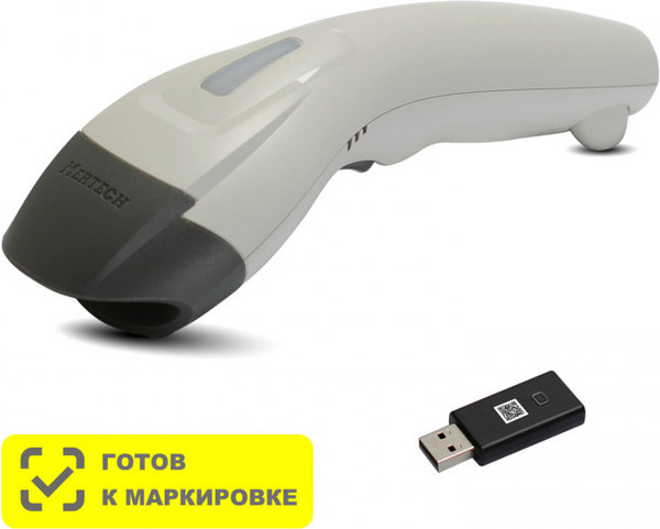 Изображение товара Сканер штрих-кода Mertech CL-610 P2D (белый)