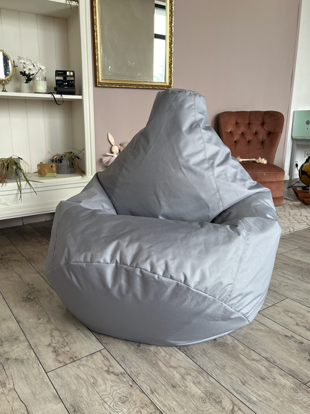 Изображение товара Бескаркасное кресло Flagman Груша Макси XXL Street Г2.12-12 (светло-серый)