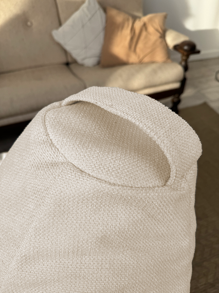 Изображение товара Бескаркасное кресло Flagman Груша Макси XXL Г2.5-238 (Crown 01 Ivory)