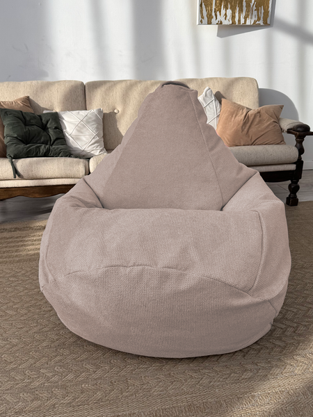 Изображение товара Бескаркасное кресло Flagman Груша Макси XXL Г2.5-239 (Crown 02 Beige)