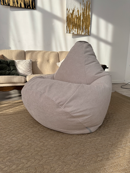 Изображение товара Бескаркасное кресло Flagman Груша Макси XXL Г2.5-239 (Crown 02 Beige)