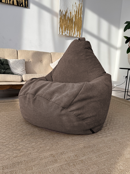 Изображение товара Бескаркасное кресло Flagman Груша Макси XXL Г2.5-241 (Crown 04 Taupe)