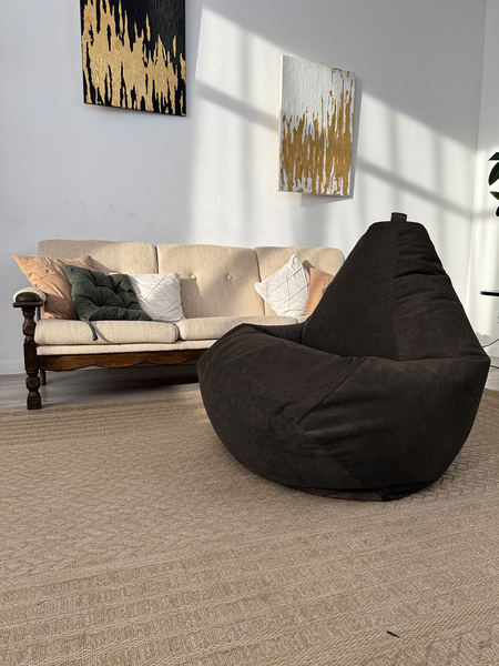 Изображение товара Бескаркасное кресло Flagman Груша Макси XXL Г2.5-242 (Crown 05 Espresso)