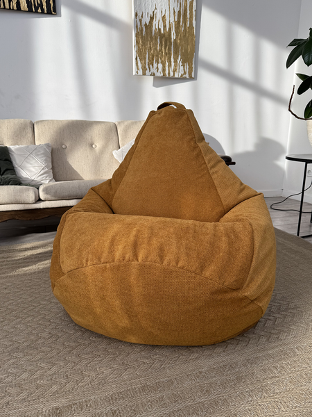 Изображение товара Бескаркасное кресло Flagman Груша Макси XXL Г2.5-245 (Crown 08 Rust)