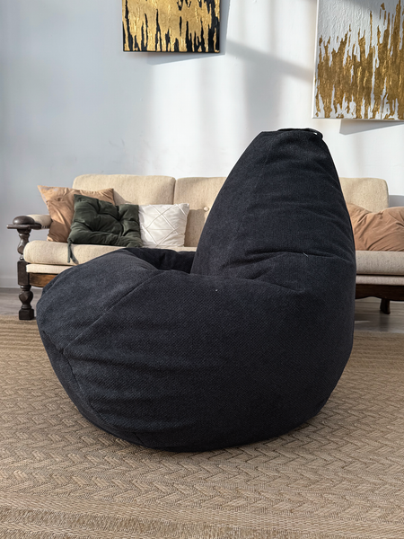 Изображение товара Бескаркасное кресло Flagman Груша Макси XXL Г2.5-252 (Crown 15 Deep Blue)