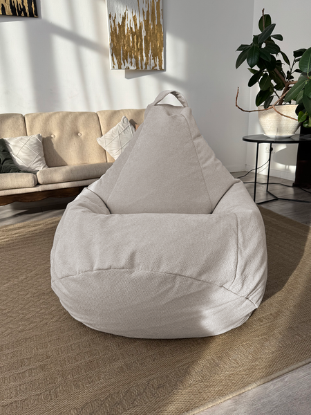 Изображение товара Бескаркасное кресло Flagman Груша Макси XXL Г2.5-253 (Crown 16 Silver)