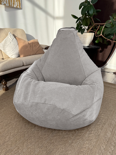 Изображение товара Бескаркасное кресло Flagman Груша Макси XXL Г2.5-254 (Crown 17 Grey)