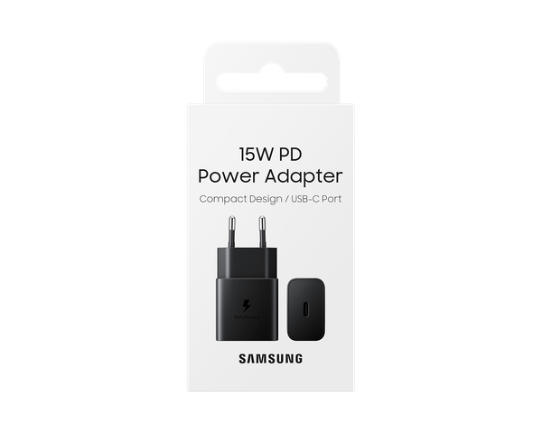 Изображение товара Адаптер питания сетевой Samsung USB-C Port EP-T1510 15W (черный)
