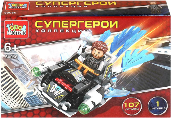 Изображение товара Конструктор Город мастеров Супергерои / 60056-ZH (107эл)