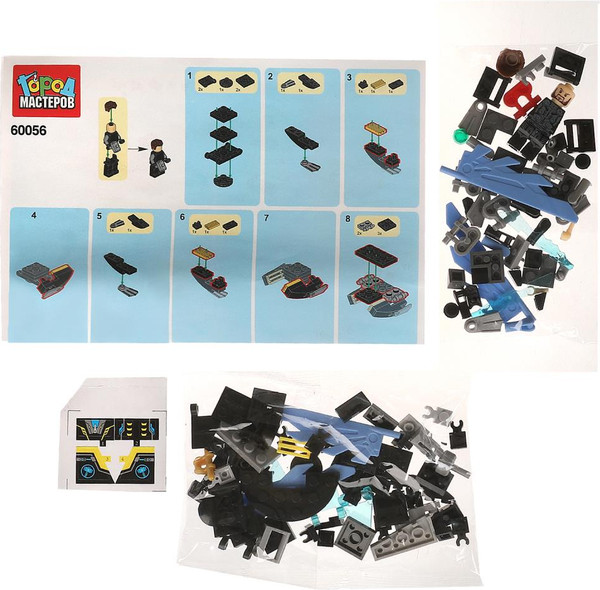 Изображение товара Конструктор Город мастеров Супергерои / 60056-ZH (107эл)