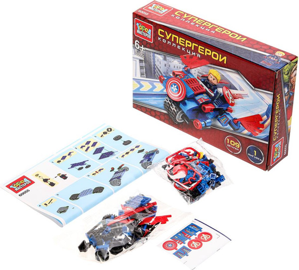 Изображение товара Конструктор Город мастеров Супергерои / 60055-ZH (109эл)