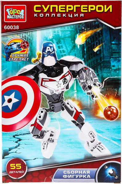 Изображение товара Конструктор Город мастеров Супергерои / 60038-ZH (55эл)