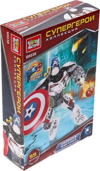 Изображение товара Конструктор Город мастеров Супергерои / 60038-ZH (55эл)