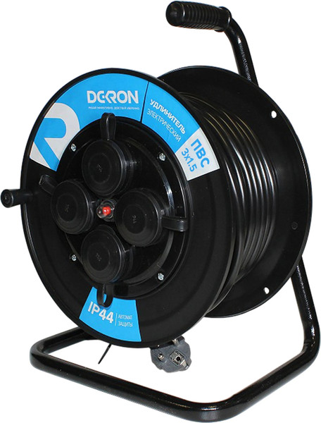 Изображение товара Удлинитель на катушке DEKRON УКП4404-8709 (50м)