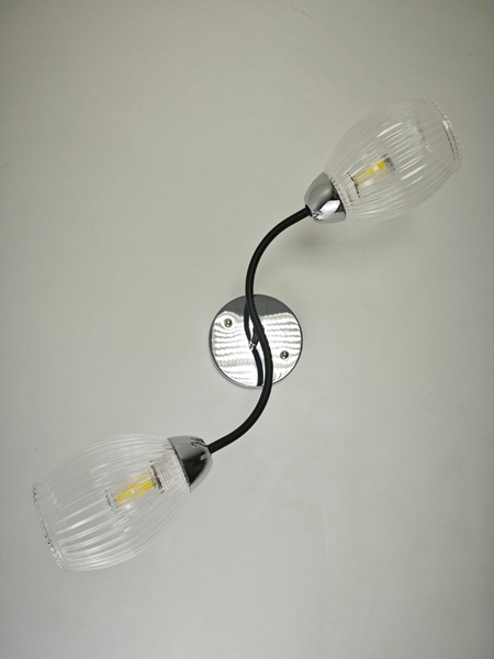 Изображение товара Потолочный светильник Mirastyle BL-7625/2 CR+BK