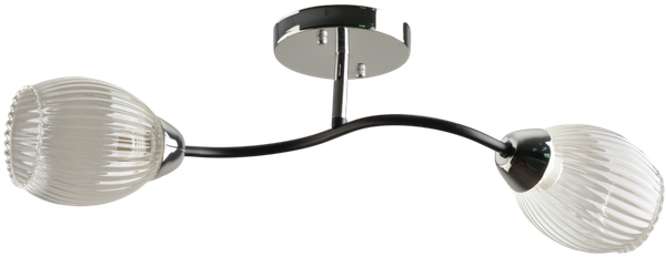 Изображение товара Потолочный светильник Mirastyle BL-7625/2 CR+BK