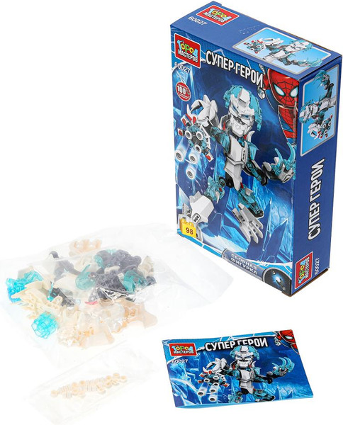 Изображение товара Конструктор Город мастеров Супергерои / 60027-ZH (98эл)