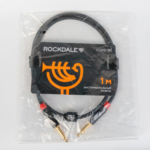Изображение товара Кабель гитарный Rockdale IC070-1M (1м)