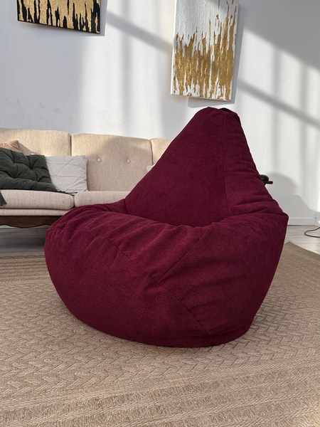 Изображение товара Бескаркасное кресло Flagman Груша Макси XXL Г2.5-244 (Crown 07 Cranberry)