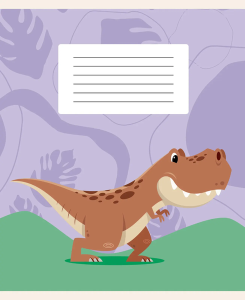 Изображение товара Тетрадь Listoff Динозаврики / ТК128278