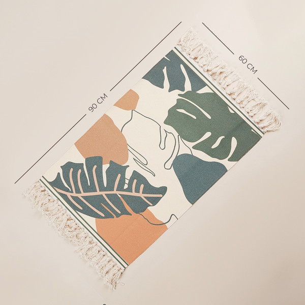 Изображение товара Коврик Sima-Land Home Cotton 60x90 / 9679497 (молочный)