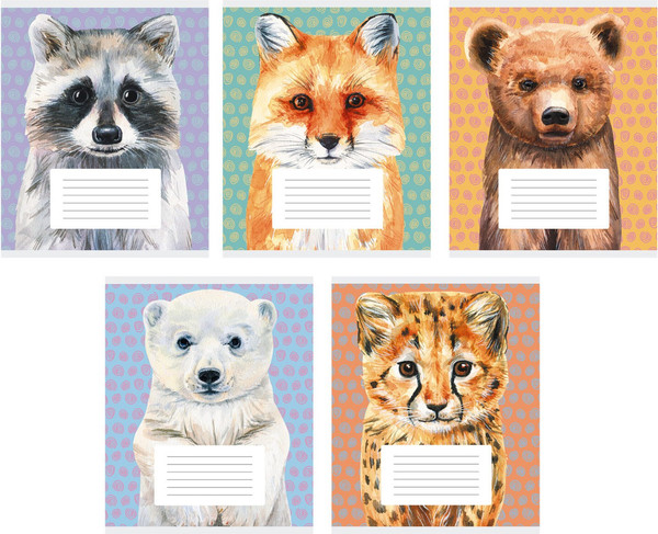 Изображение товара Тетрадь Listoff Зверята / ТК248303