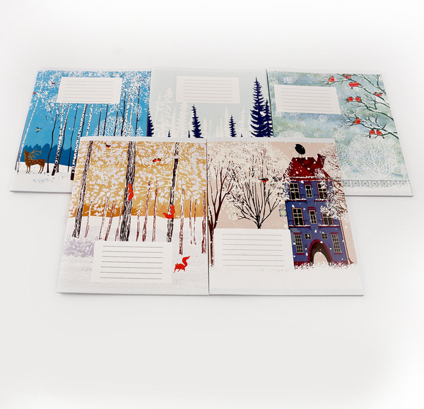 Изображение товара Тетрадь Listoff Зимний пейзаж / ТЛ248900
