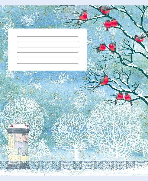 Изображение товара Тетрадь Listoff Зимний пейзаж / ТЛ248900